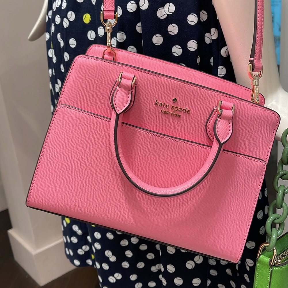 Kate Spade Madison Saffiano Leather Small Satchel
Blossom Pink
NWT - Picture 3 of 16